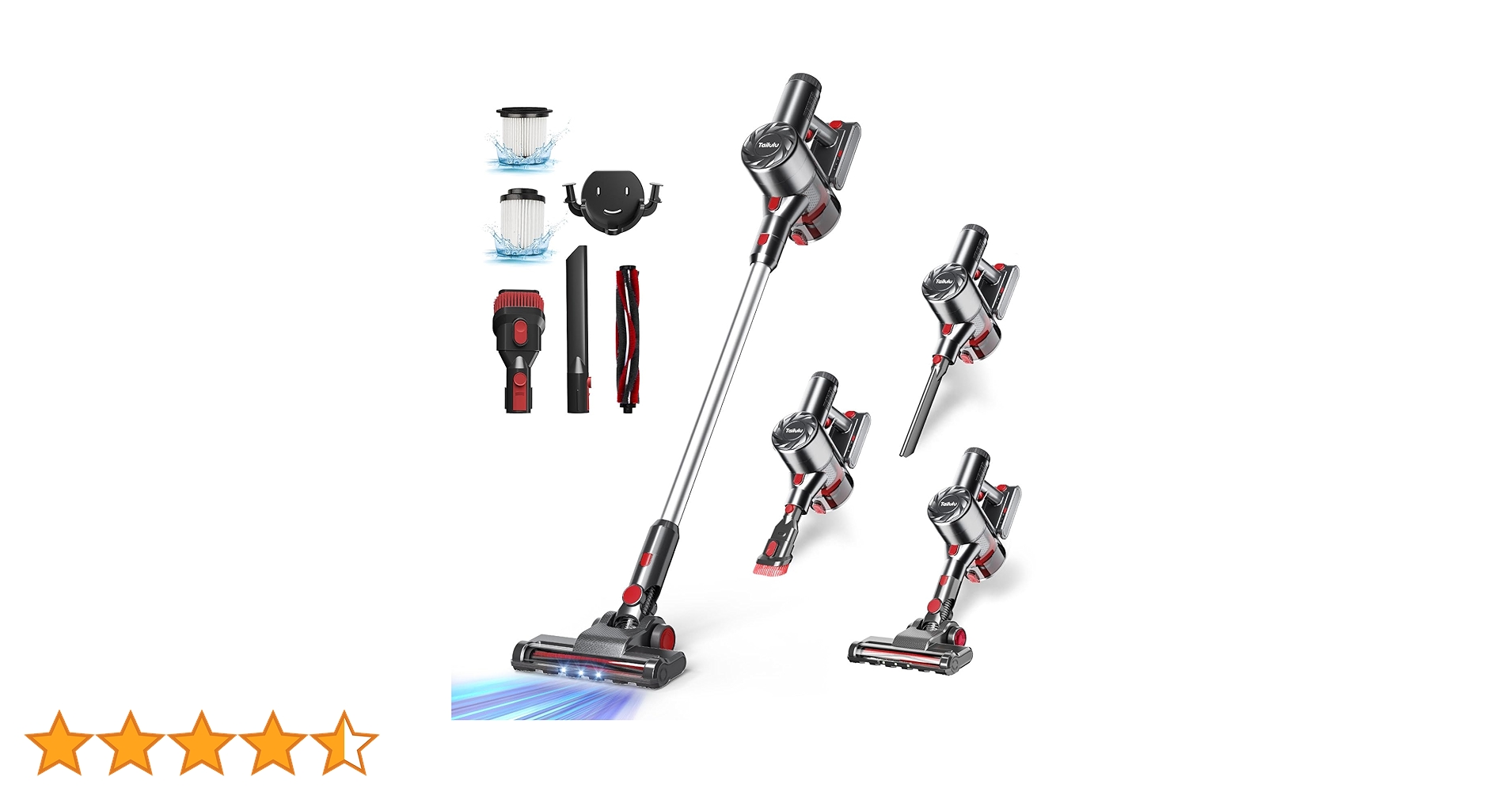 Amazon | 掃除機 コードレス【令和6年8月新登場・42000pa強力